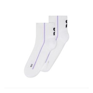On Running Court Sock Mid blanc Bloom