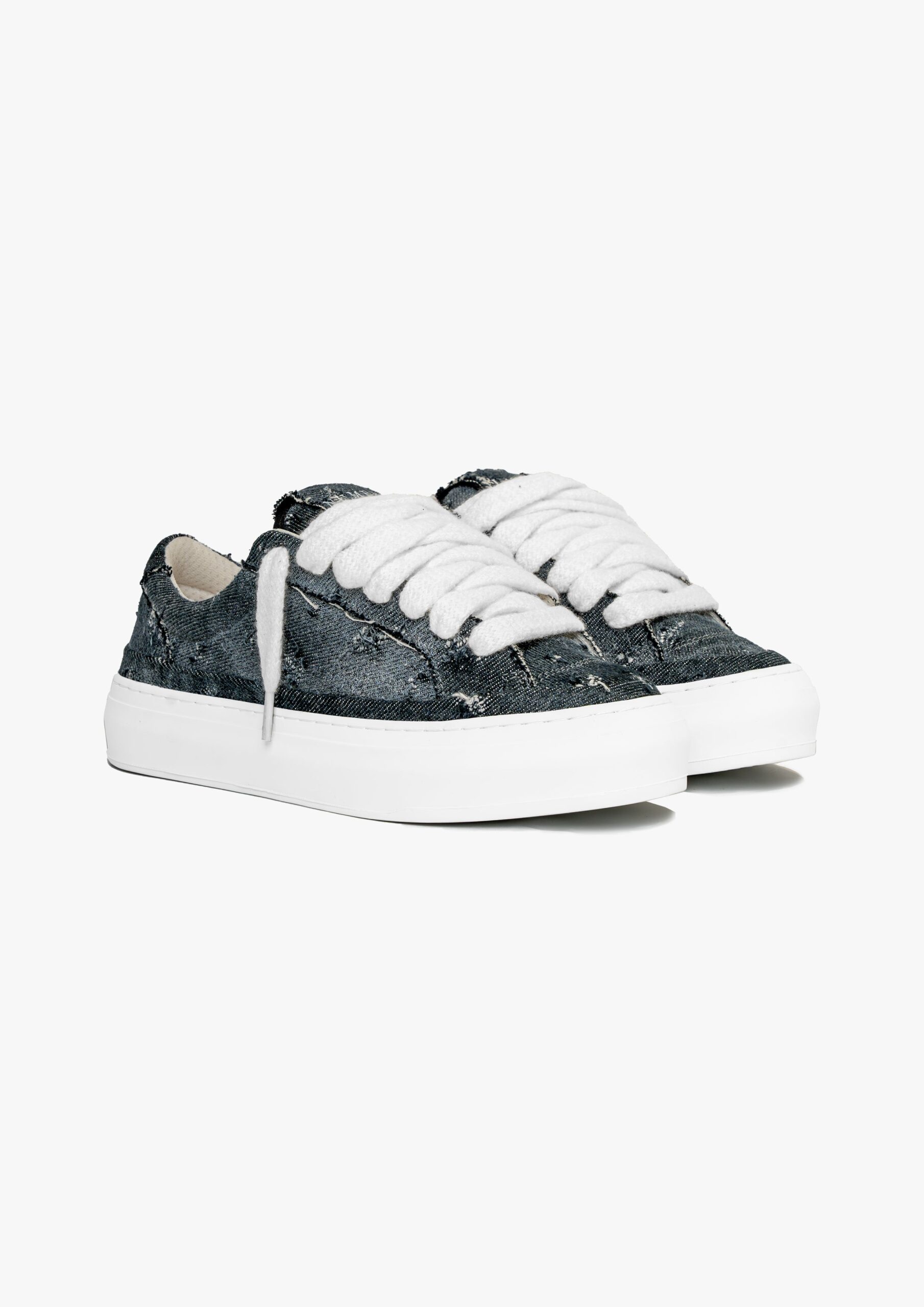 Athena - Frayed Denim – Image 2