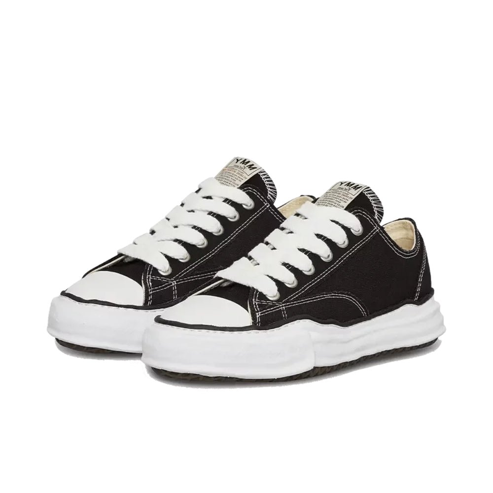 Maison Mihara Yasuhiro Peterson OG Sole Canvas Low Black – Image 3