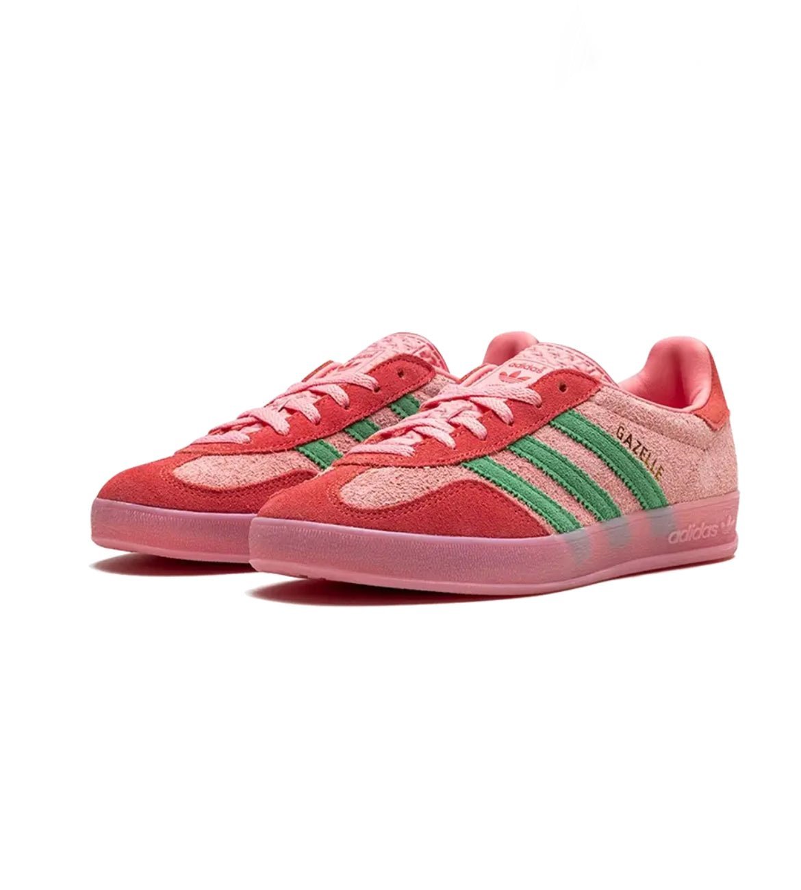 Adidas Gazelle Indoor Semi Pink Spark Preloved Scarlet – Image 2