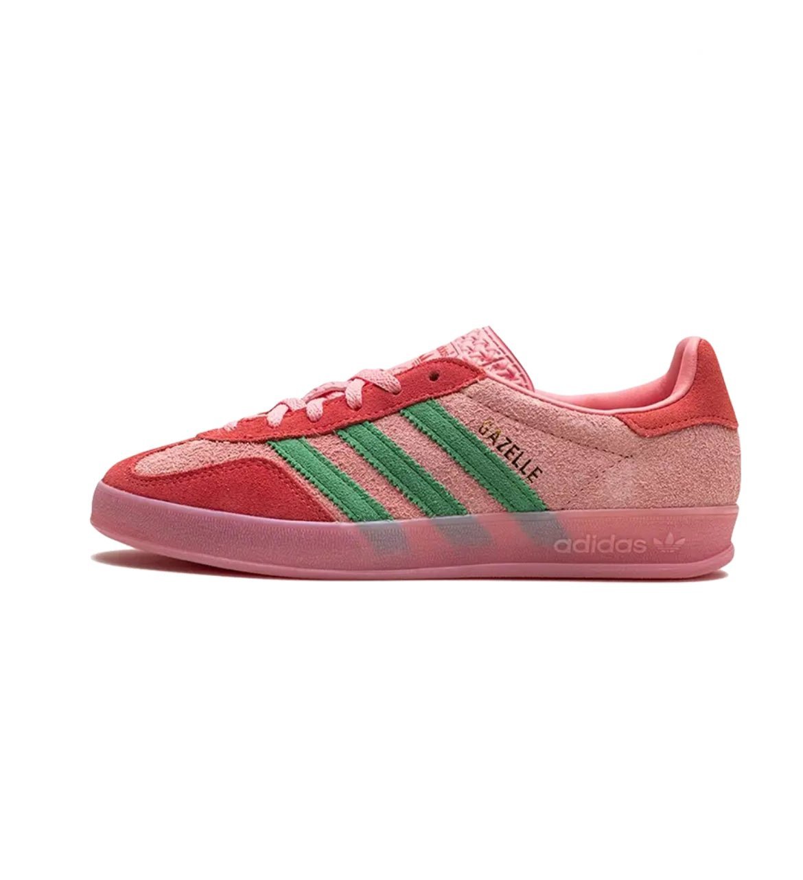 Adidas Gazelle Indoor Semi Pink Spark Preloved Scarlet