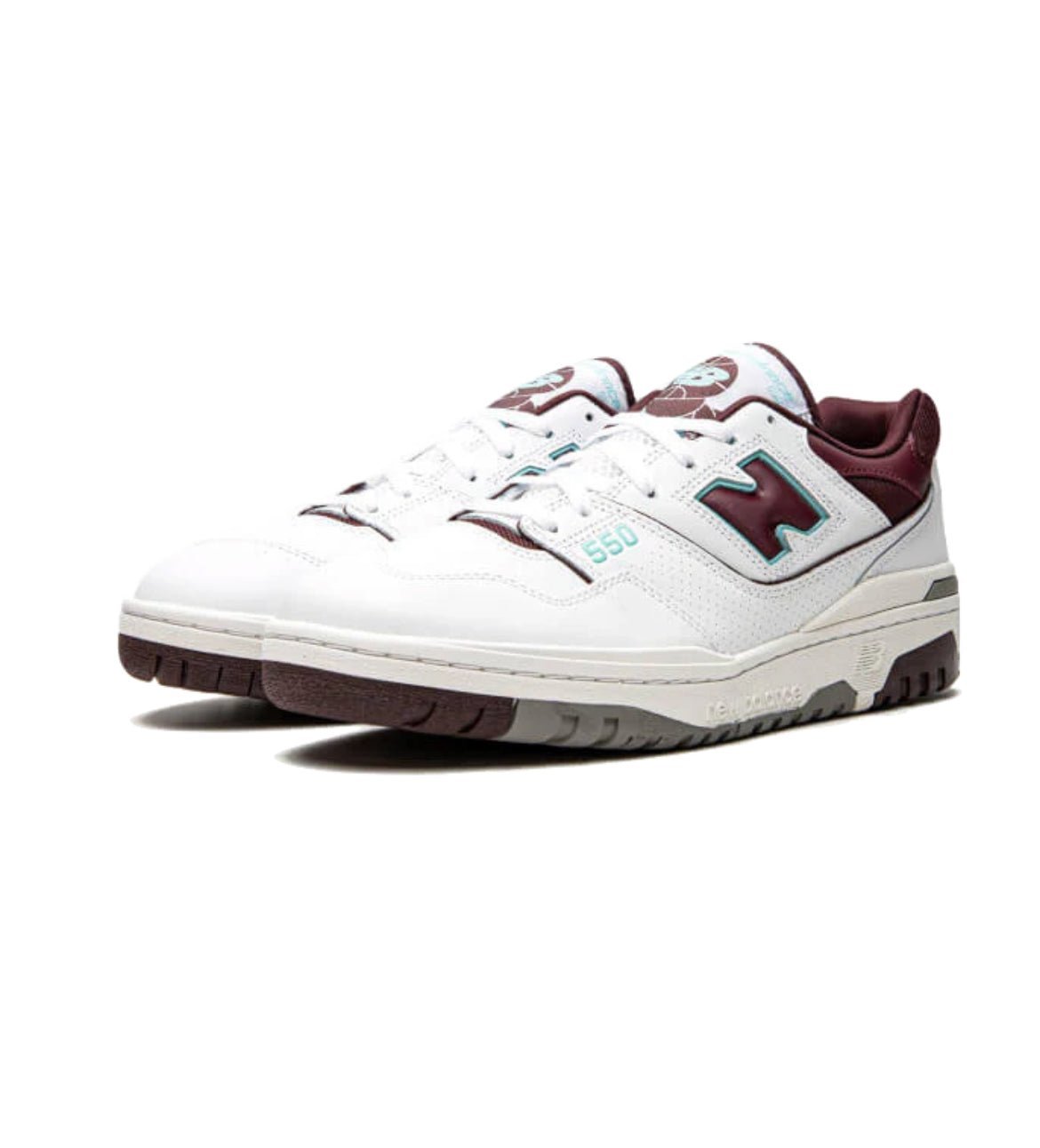 New Balance 550 Burgundy Cyan – Image 2