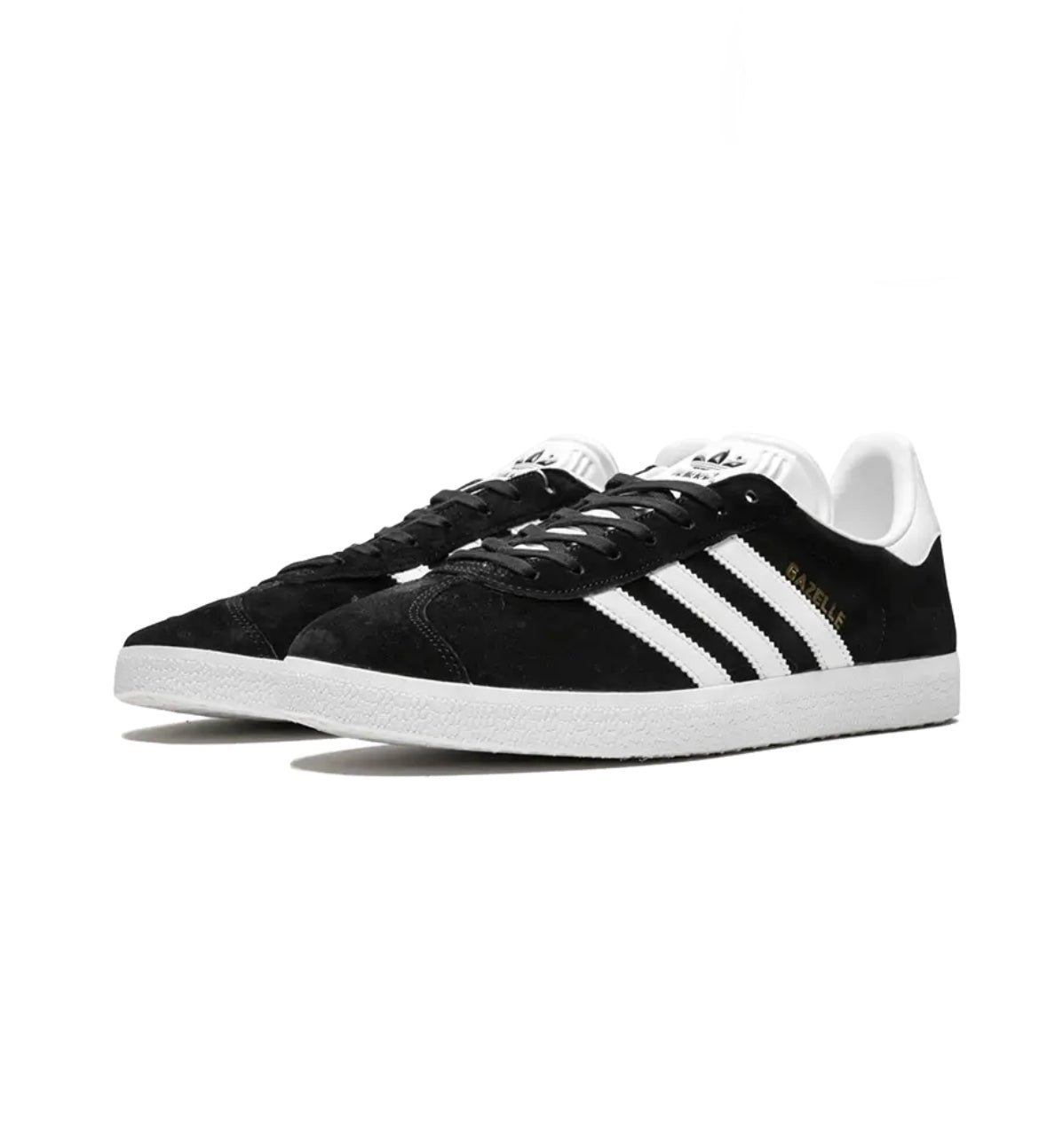 Adidas Gazelle Core Black Cloud White Gold – Image 2