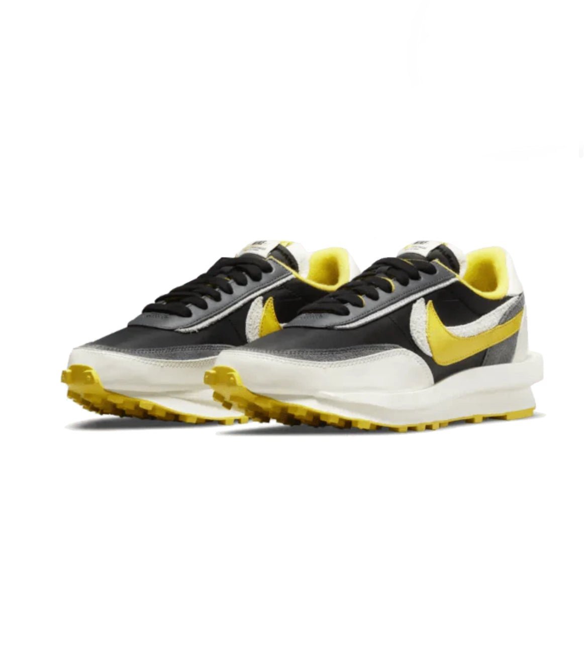 Nike LD Waffle Sacai Undercover Black Bright Citron – Image 2