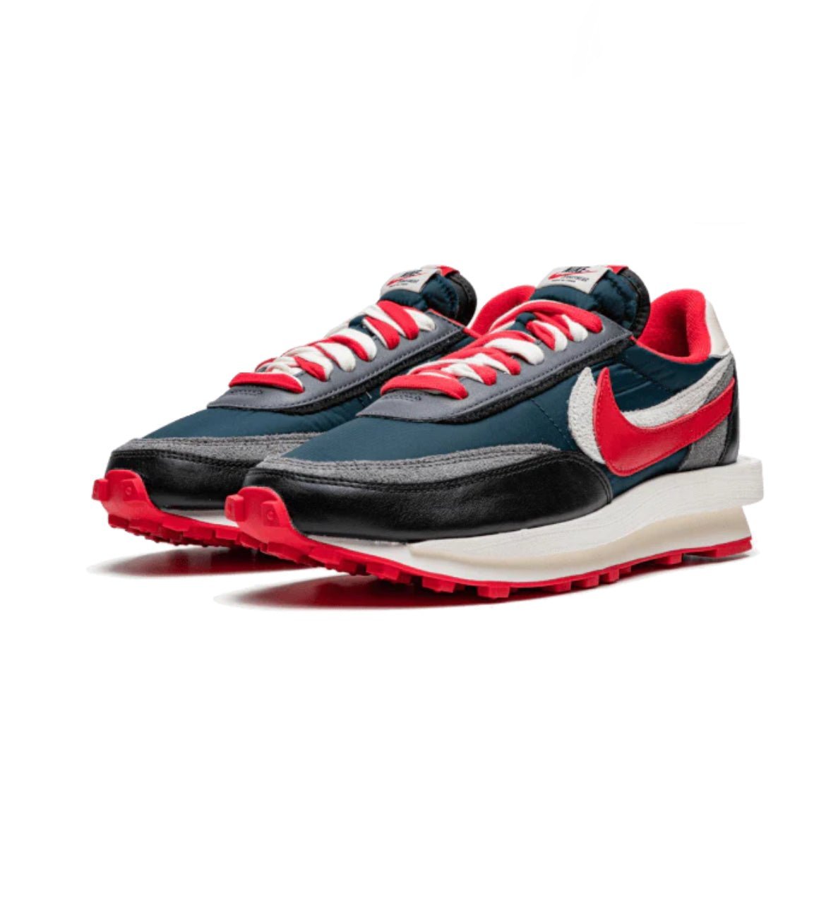 Nike LD Waffle Sacai Undercover Midnight Spruce University Red – Image 2