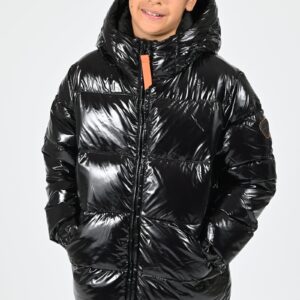 Doudoune brillante Little Vianney Bright noir