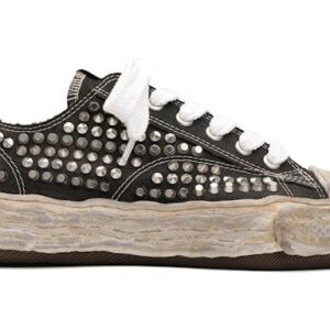 Maison Mihara Yasuhiro Peterson 23 OG Sole Studded Canvas Low Black