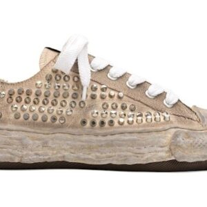 Maison Mihara Yasuhiro Peterson 23 OG Sole Studded Canvas Low White