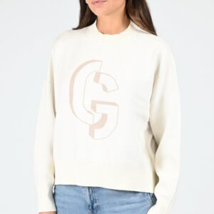 Pull maille Natalia blanc