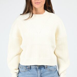 Pull côtelé Tabita crème