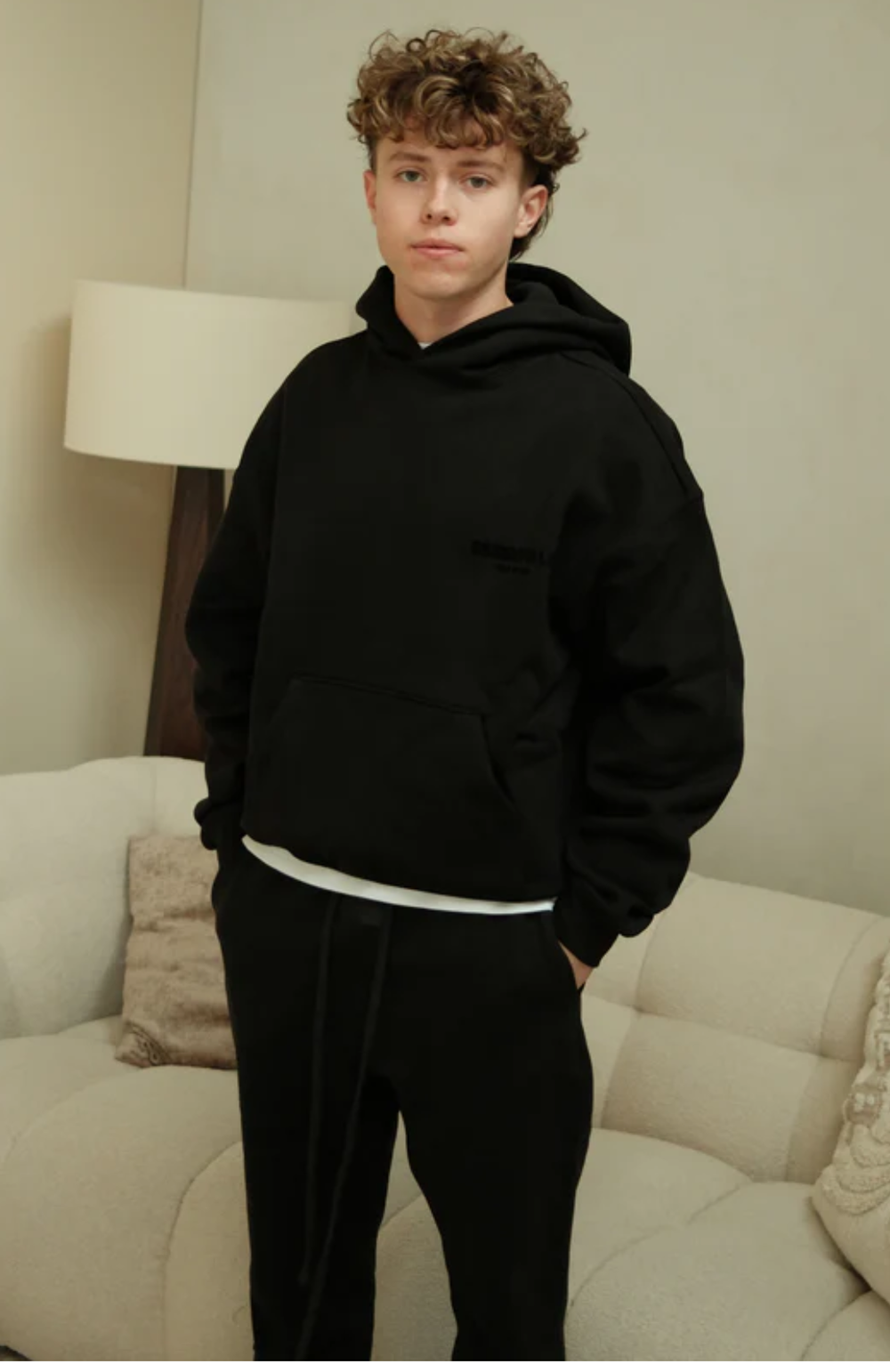 Fear of God Essentials Limo Black Hoodie – Image 3