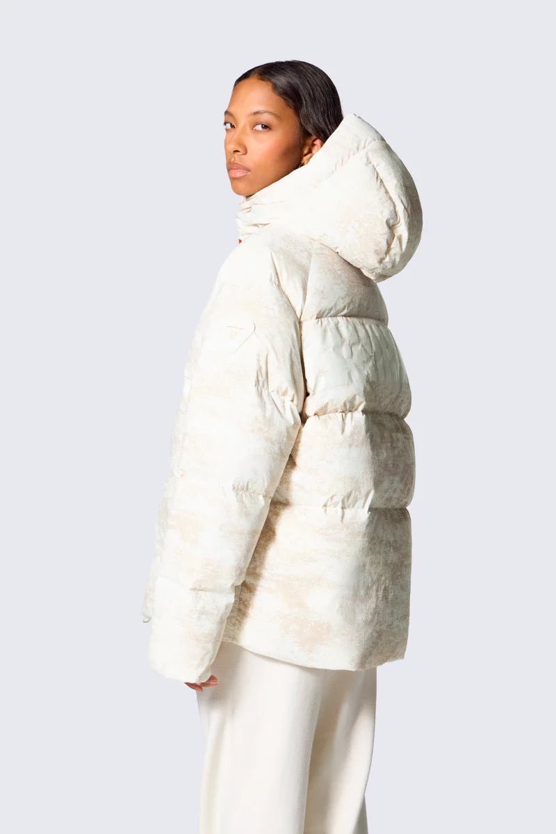 Doudoune femme oversize imprimée Azael Print
