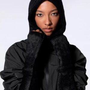 Cagoule mixte enveloppante façon mohair Bidou-R