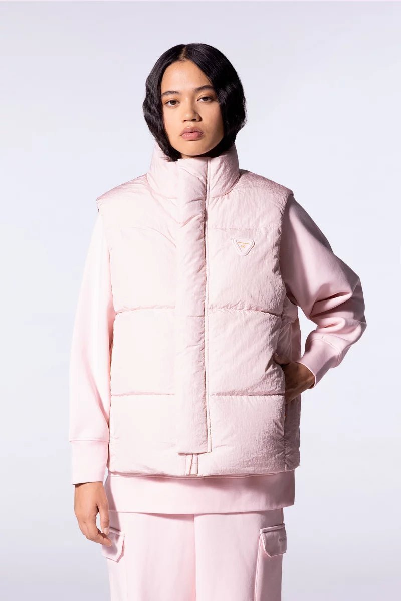 Doudoune mixte sans manches en nylon Cesario-R – Image 4