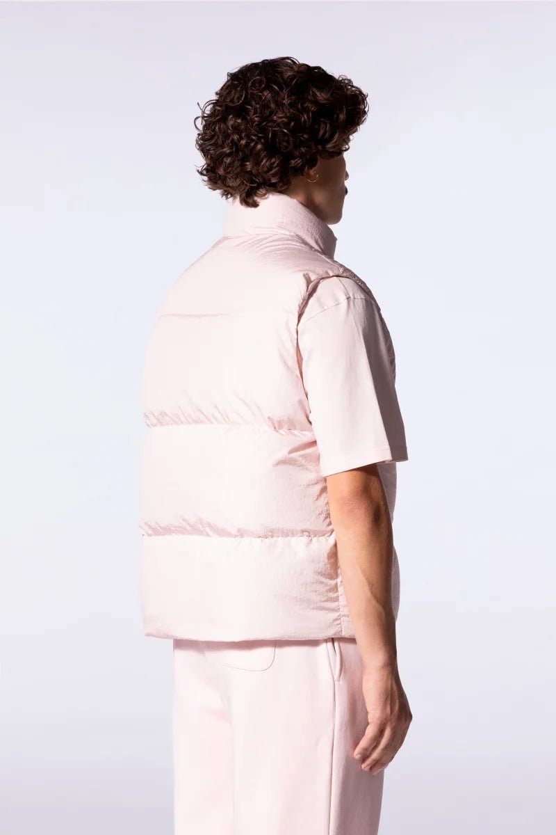 Doudoune mixte sans manches en nylon Cesario-R – Image 3