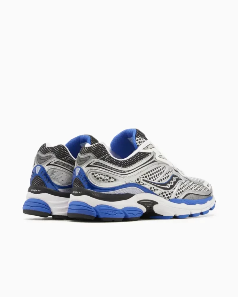 Saucony ProGrid Omni 9 Grise & Bleu – Image 4