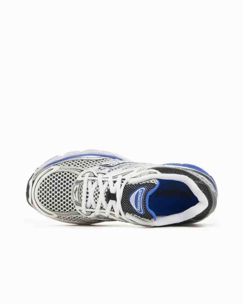 Saucony ProGrid Omni 9 Grise & Bleu – Image 6