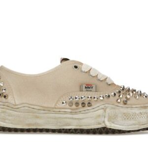Maison Mihara Yasuhiro Baker OG Sole Studded Canvas Low White